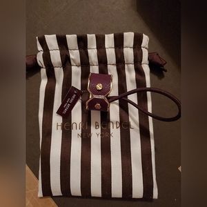 NWT HENRI BENDEL Central Park Pony Bangle Wine Color Rose Gold Hardware